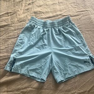 Puma Light Gray Elastic Shorts